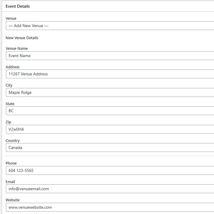 GigGrid Add Venues screen